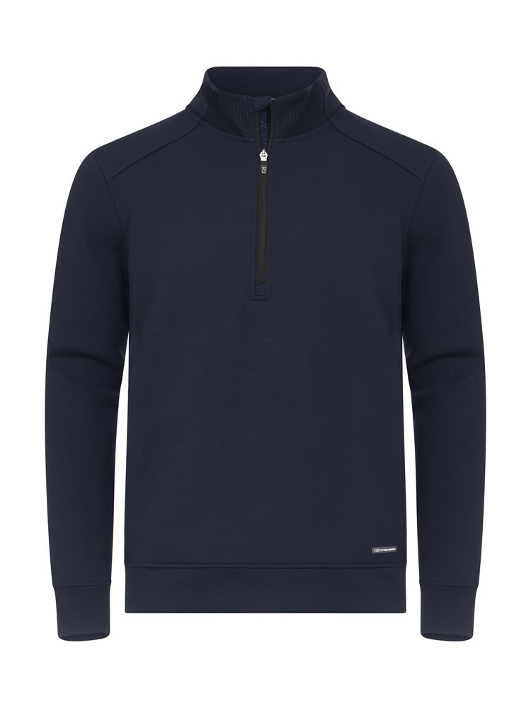 Herren Hoody mit halber Reisverschluss