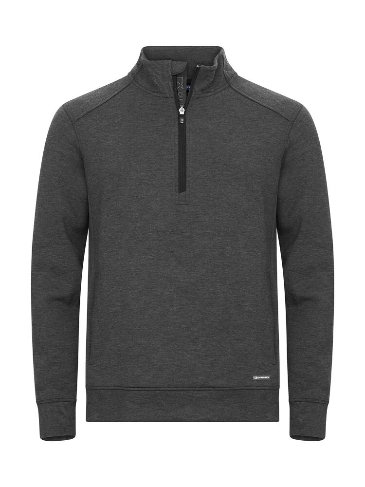 Herren Hoody mit halber Reisverschluss
