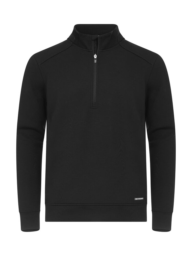 Herren Hoody mit halber Reisverschluss