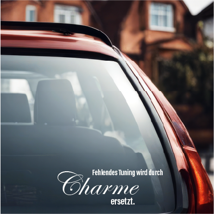 Charme statt Tuning – Ihr Auto wird zum Blickfang! Autokleber