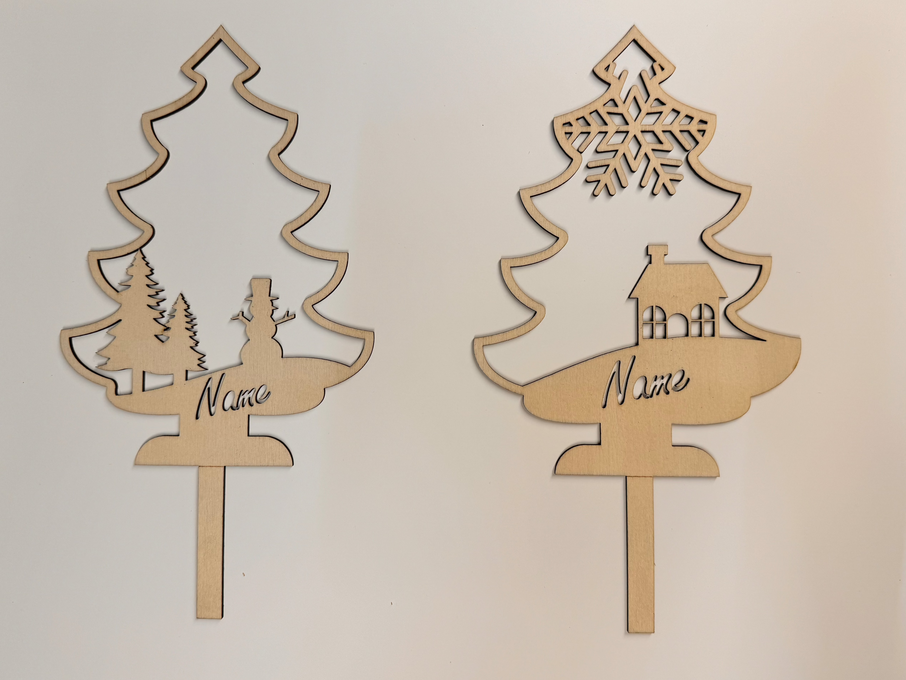 Samichlaus Stiefel Namens Schild