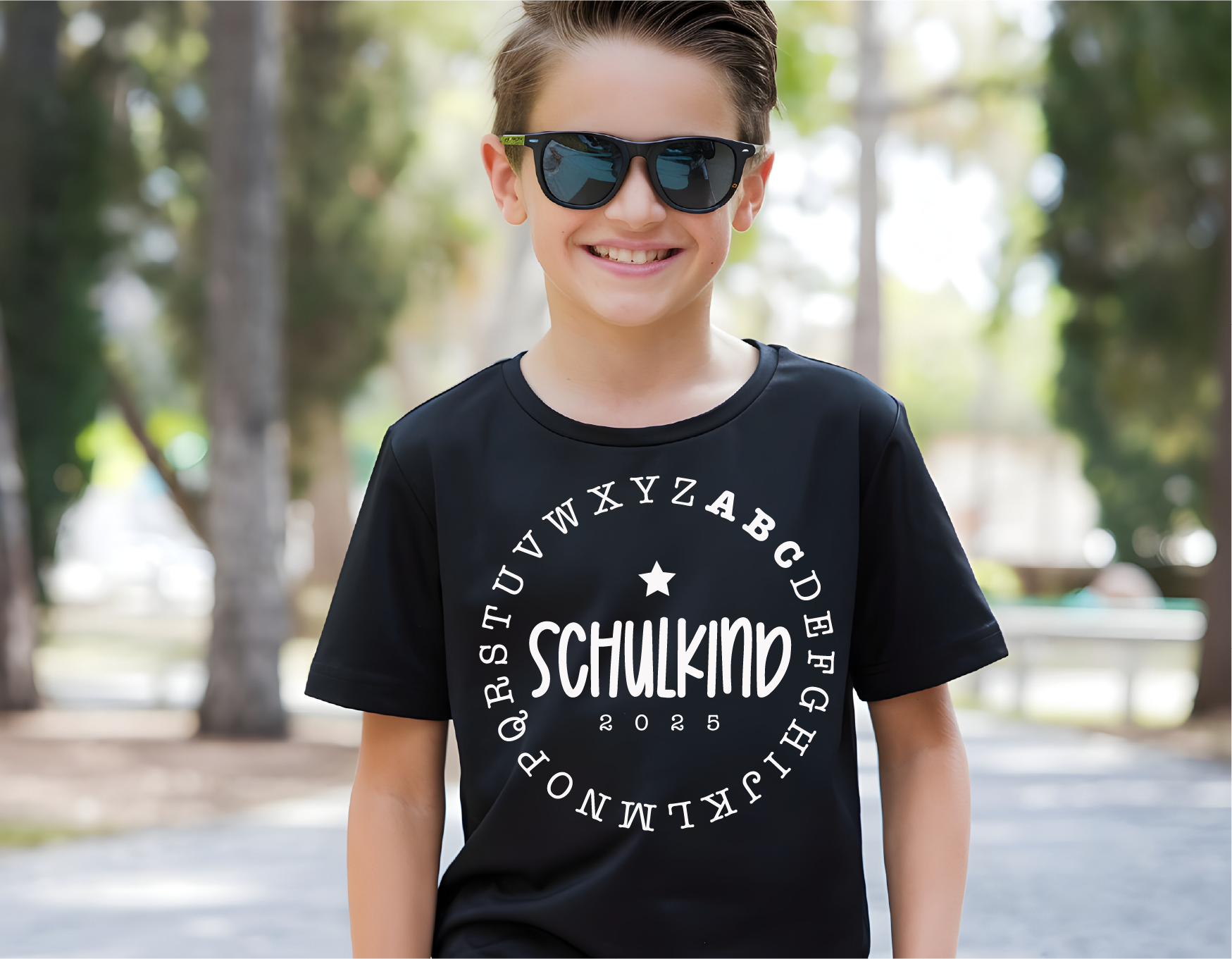 Schulkind ABC Stern T Shirt