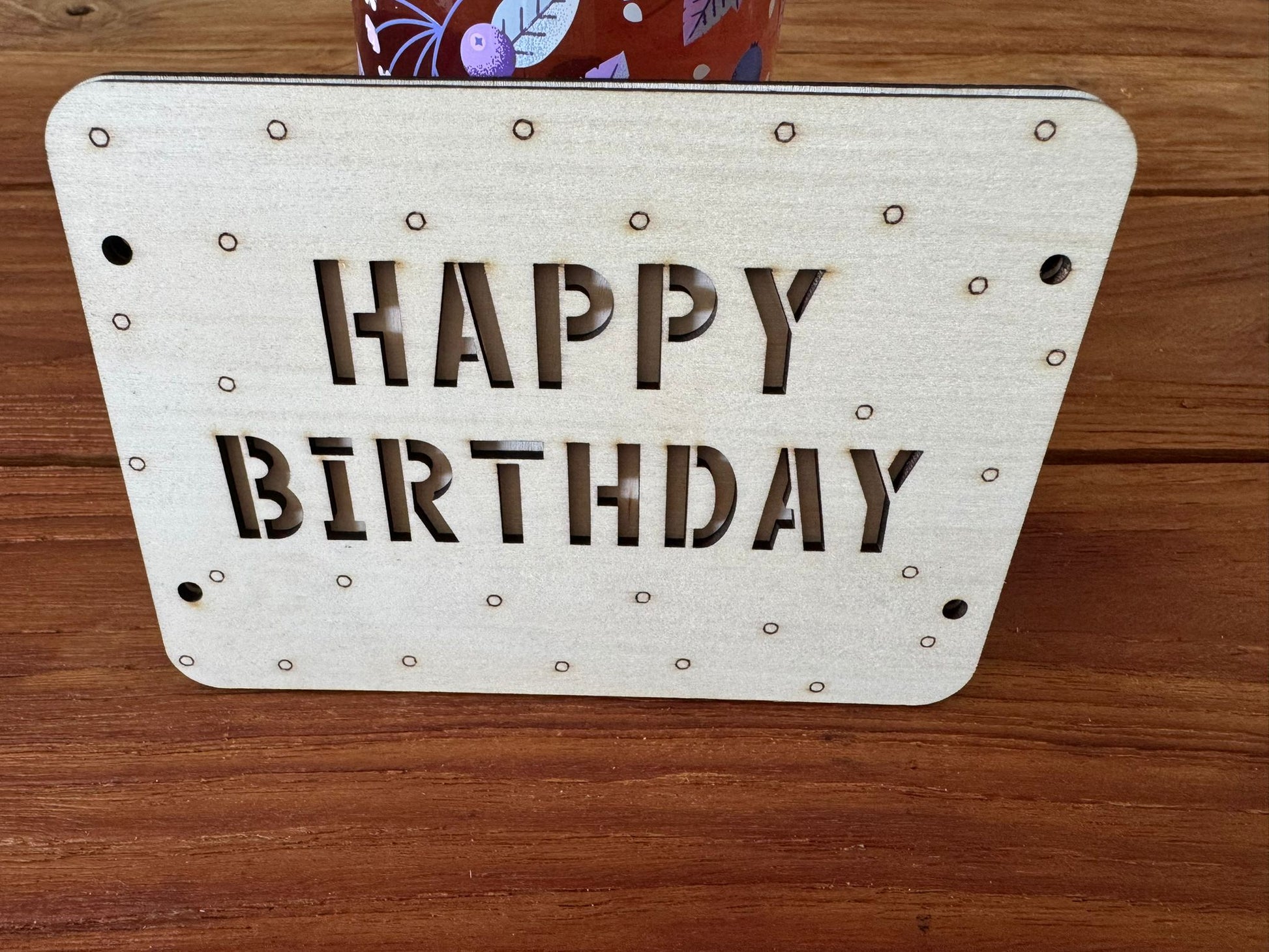 Geschenk Verpackung Happy Birtdhay