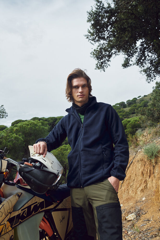 Basic Fleece Jacke Unisex - Swiss-Crafting