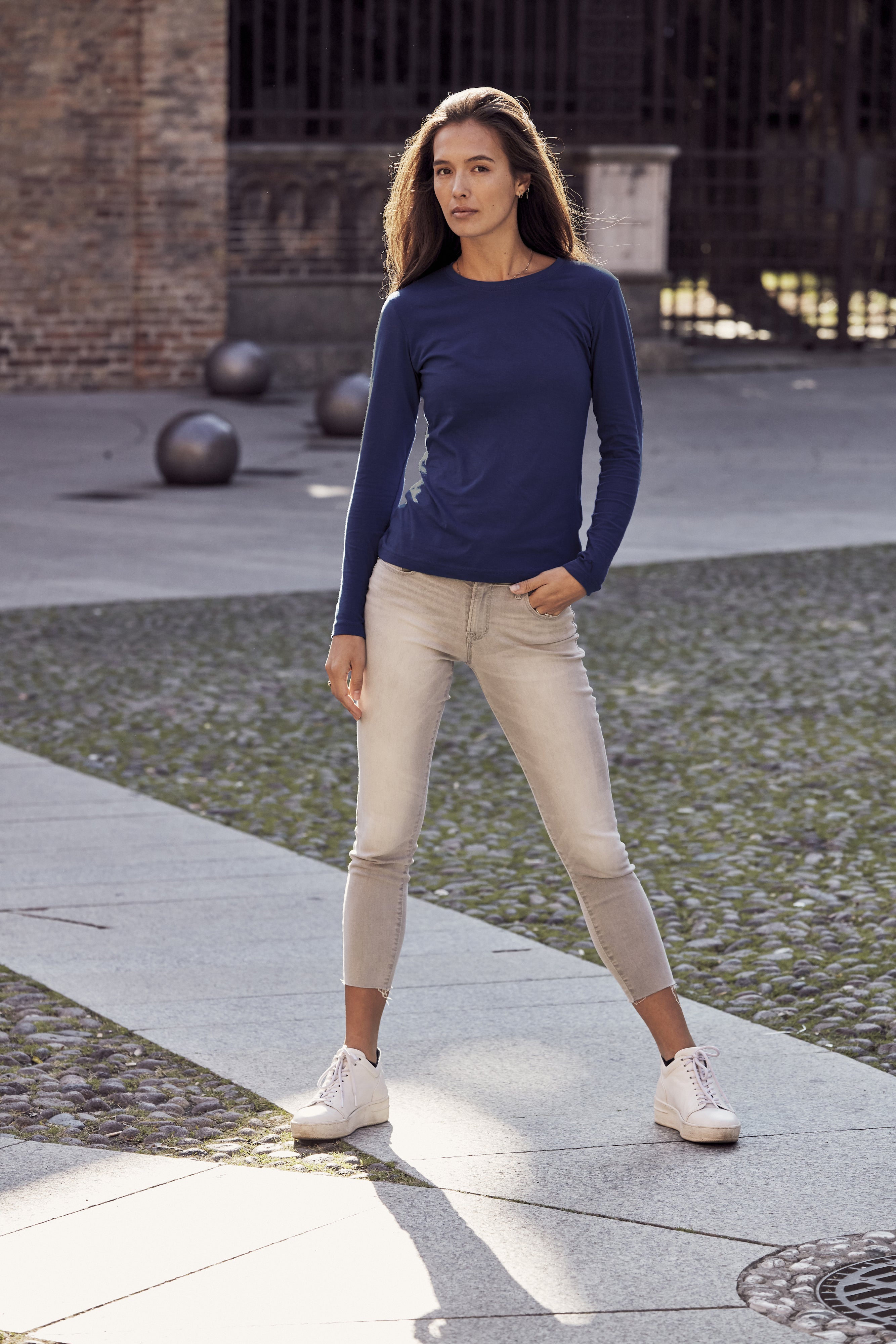 Damen Basic-T L/S