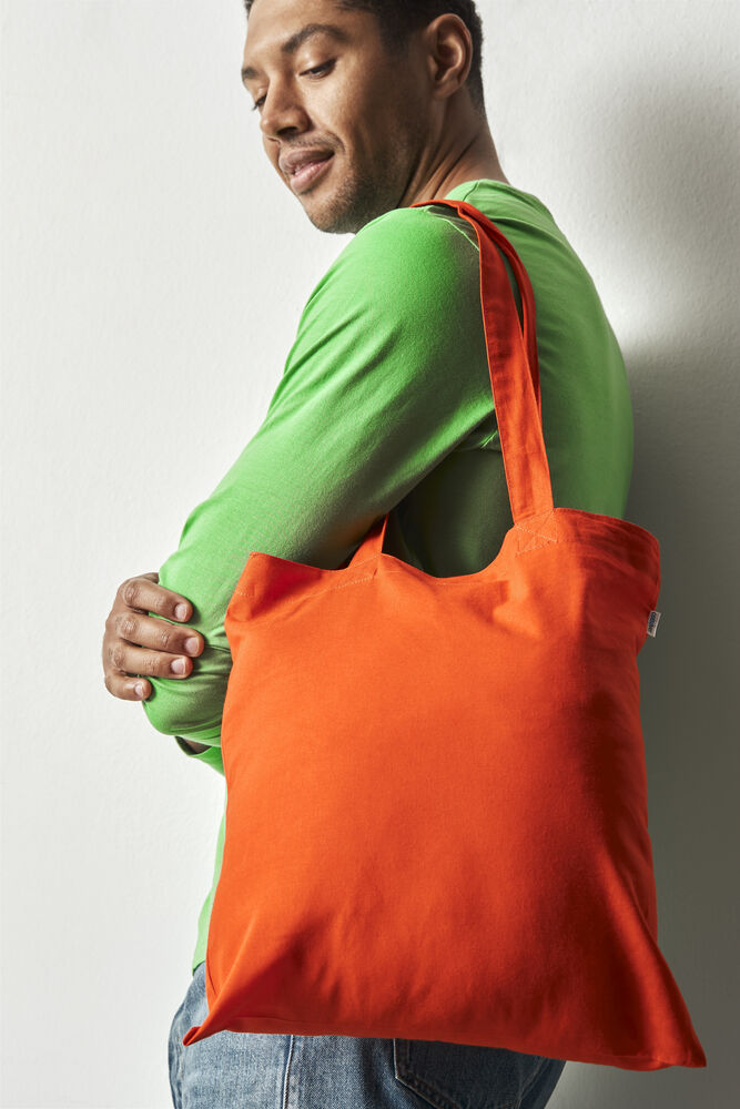 Canvas Tragetasche mit langen Henkeln von CottoVer - Swiss-Crafting