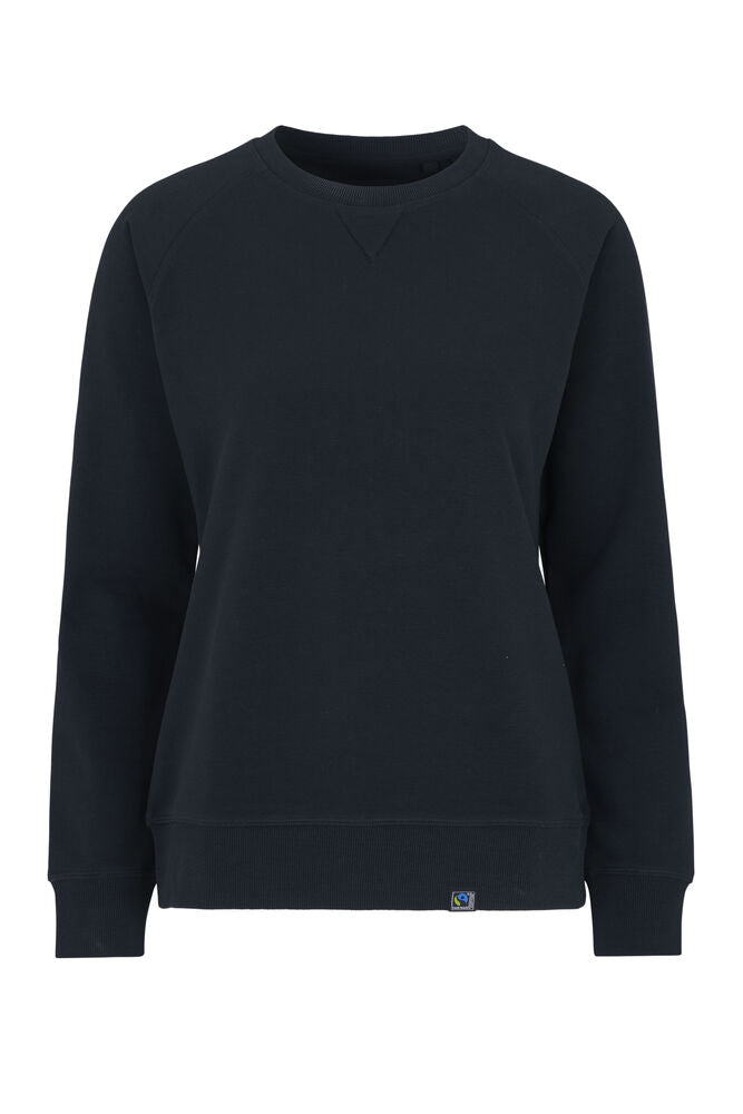 F. Terry Crew Neck Damen