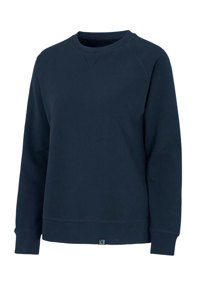 F. Terry Crew Neck Damen