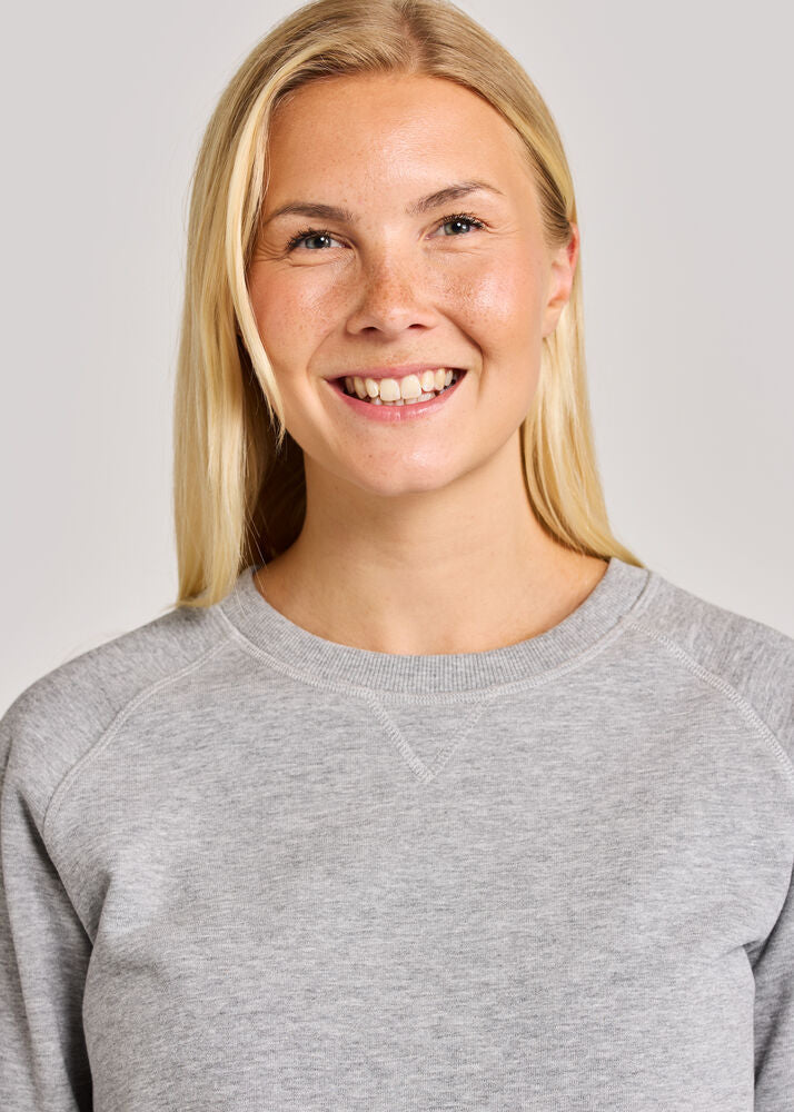 F. Terry Crew Neck Damen