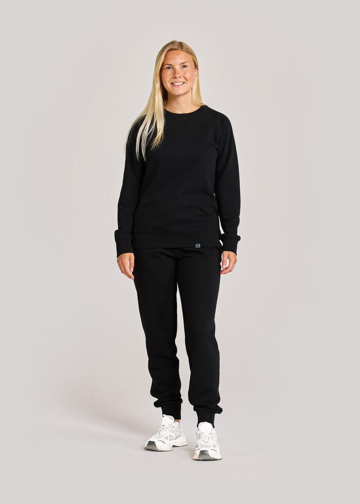 F. Terry Crew Neck Damen