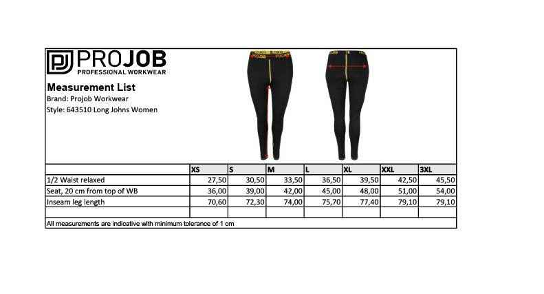 DAMEN LANGE UNTERHOSE