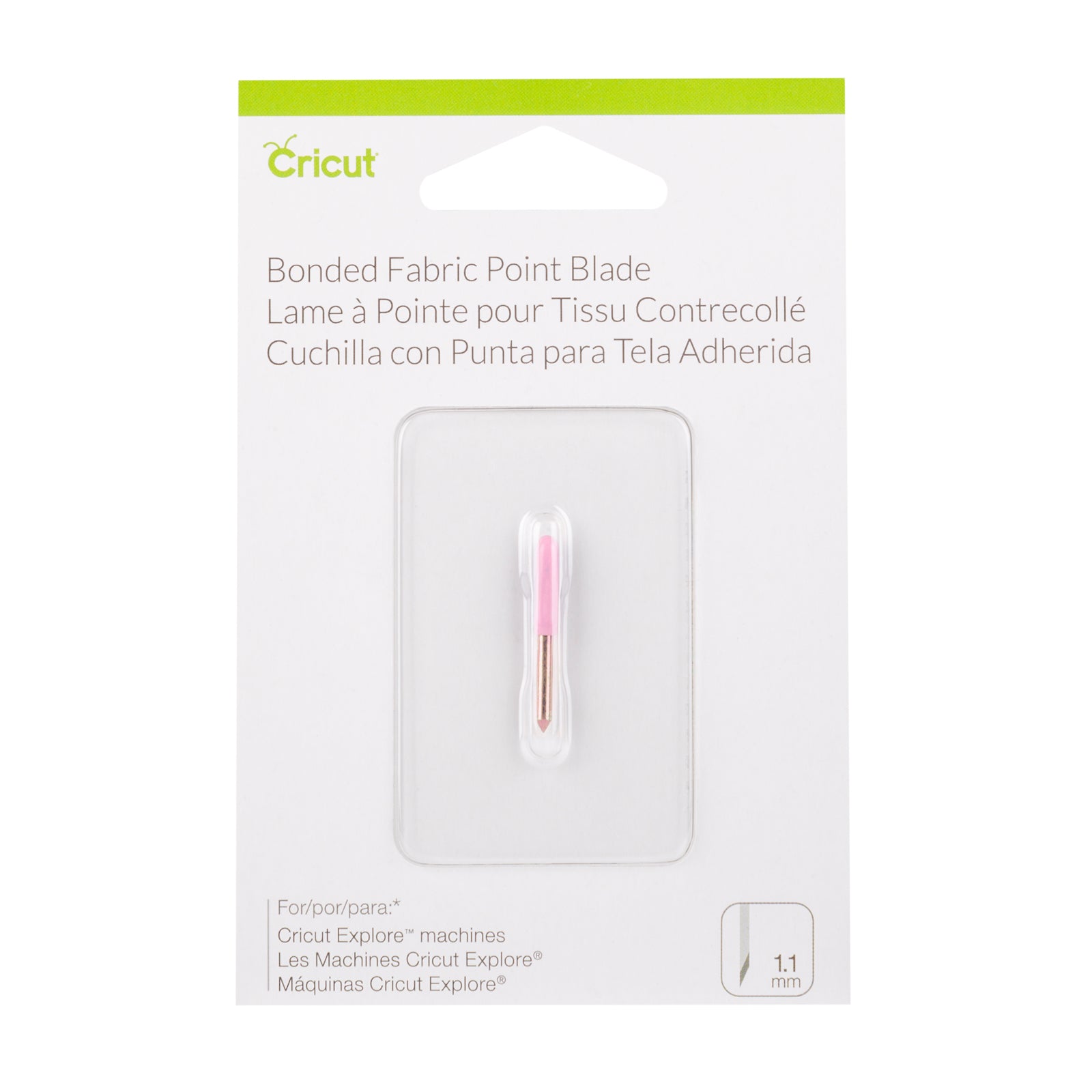 Cricut Stoff-Ersatzmesser (Bonded Fabric Point Blade)