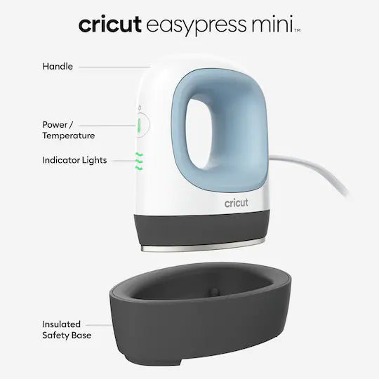 Cricut EasyPress 3 Mini Zen Blue - Transferpresse