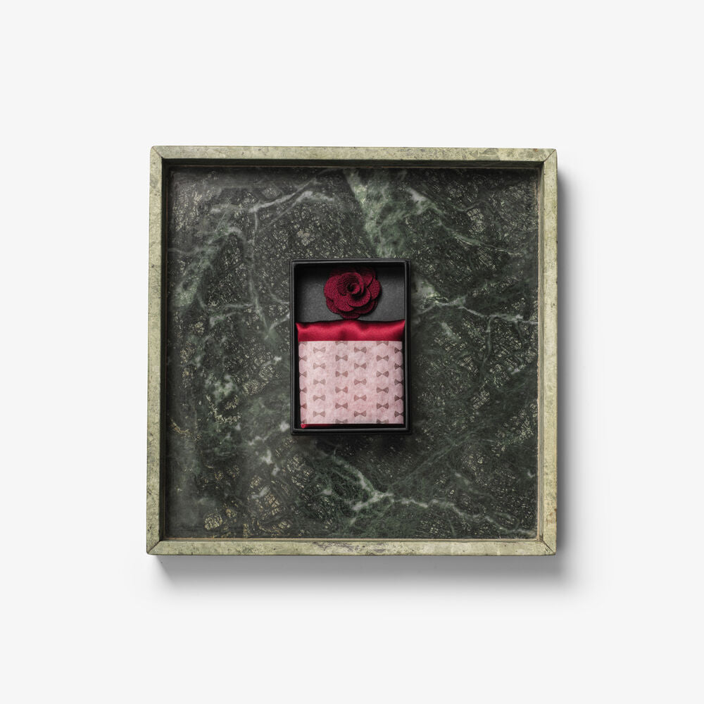 Solid Hankie & Lapel Pin Herren