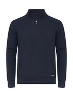 Herren Hoody mit halbem Reisverschluss