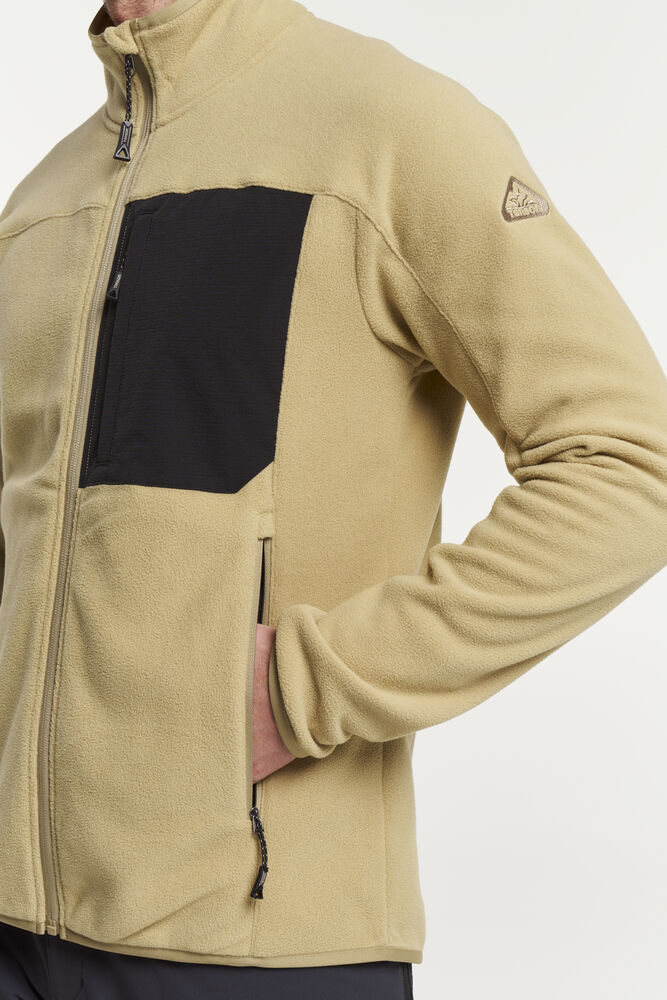 Pocket Fleece Jacke Herren