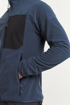 Pocket Fleece Jacke Herren