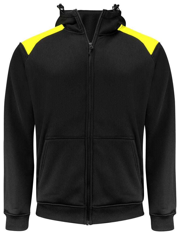 KAPUZENJACKE FULL ZIP MIT KONTRASTELEMENTEN