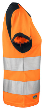DAMEN T-SHIRT EN ISO 20471 KL. 2