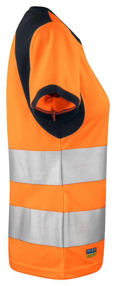 DAMEN T-SHIRT EN ISO 20471 KL. 2