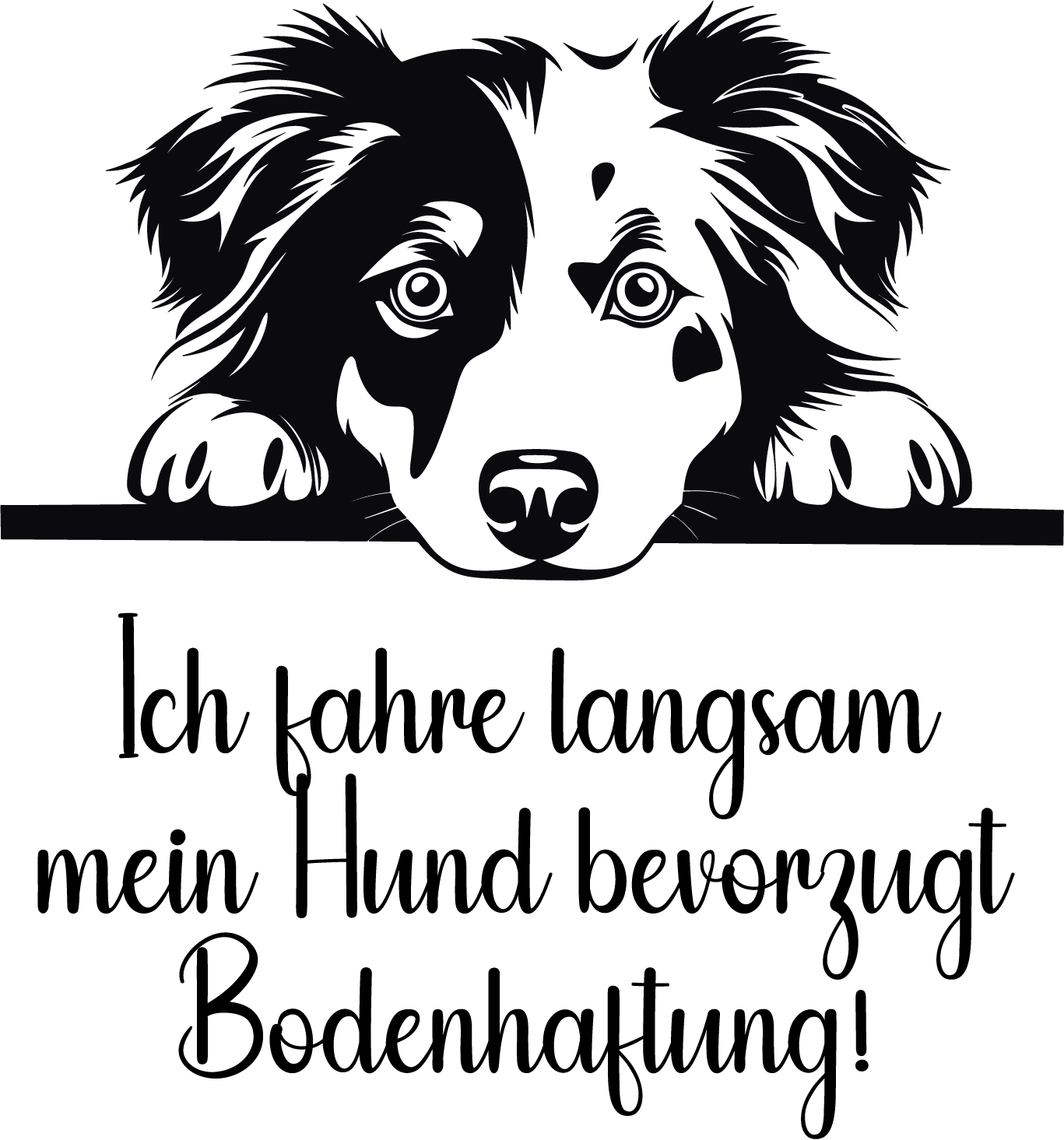 Auto Kleber Australian Shepherd