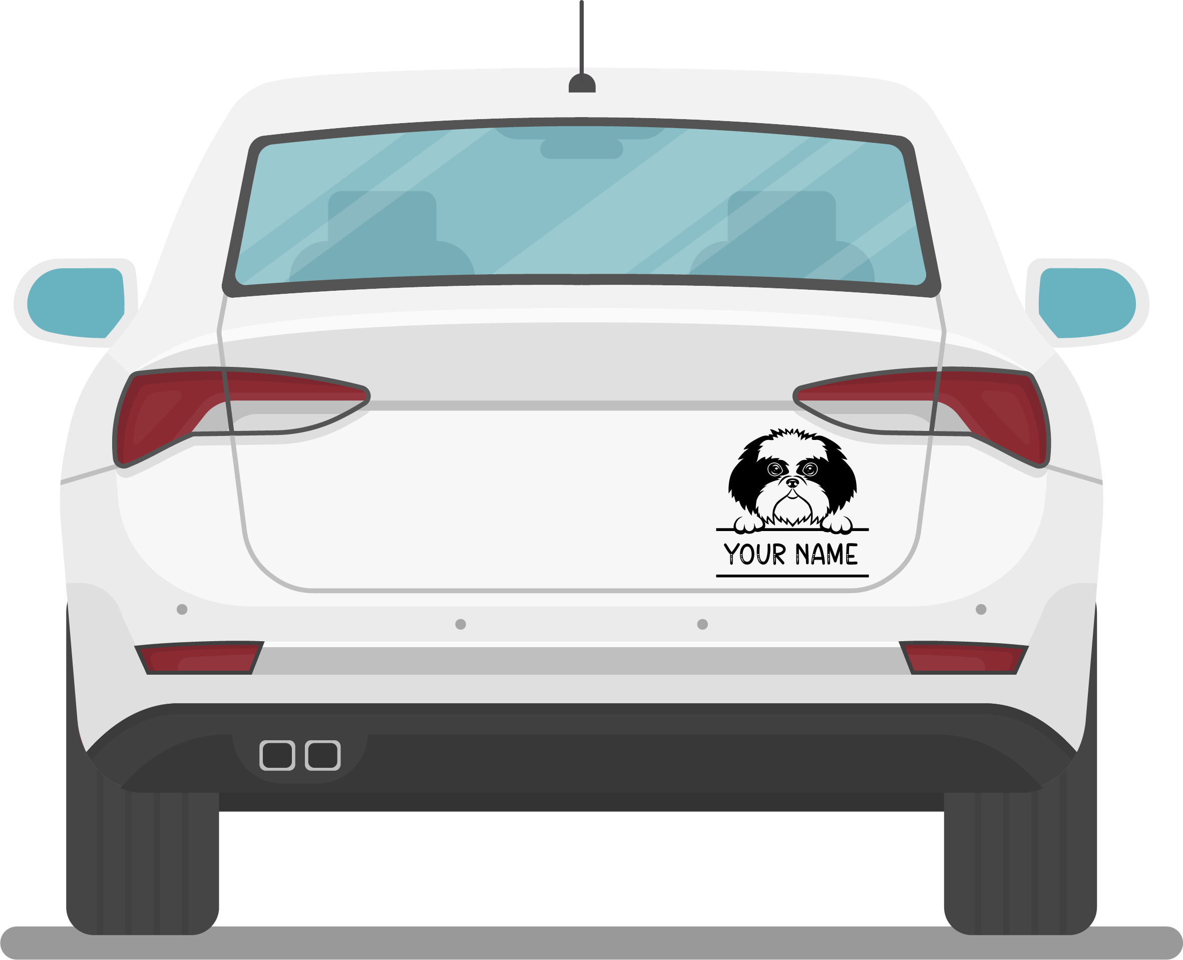 Hunde Namen Sticker