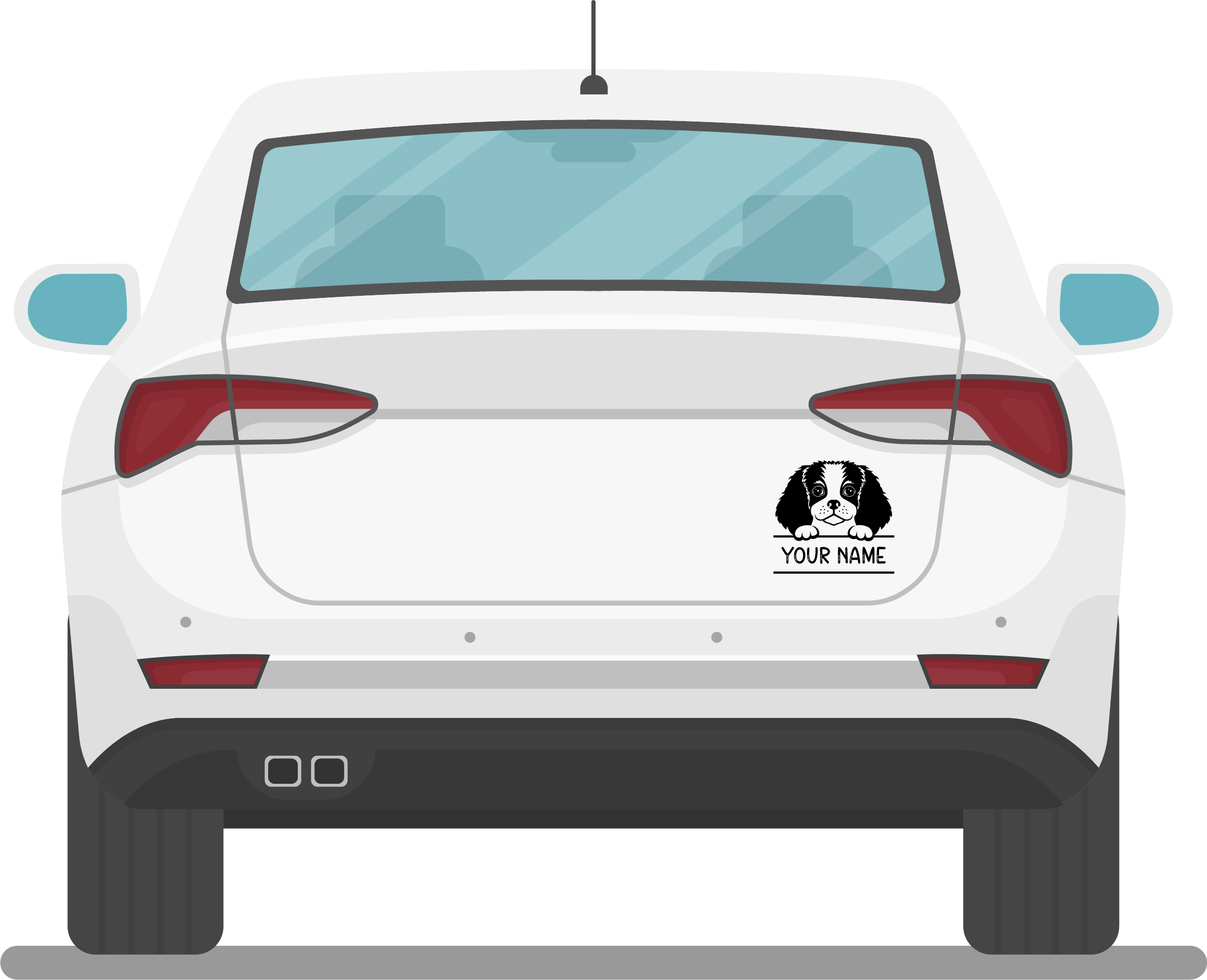 Hunde Namen Sticker