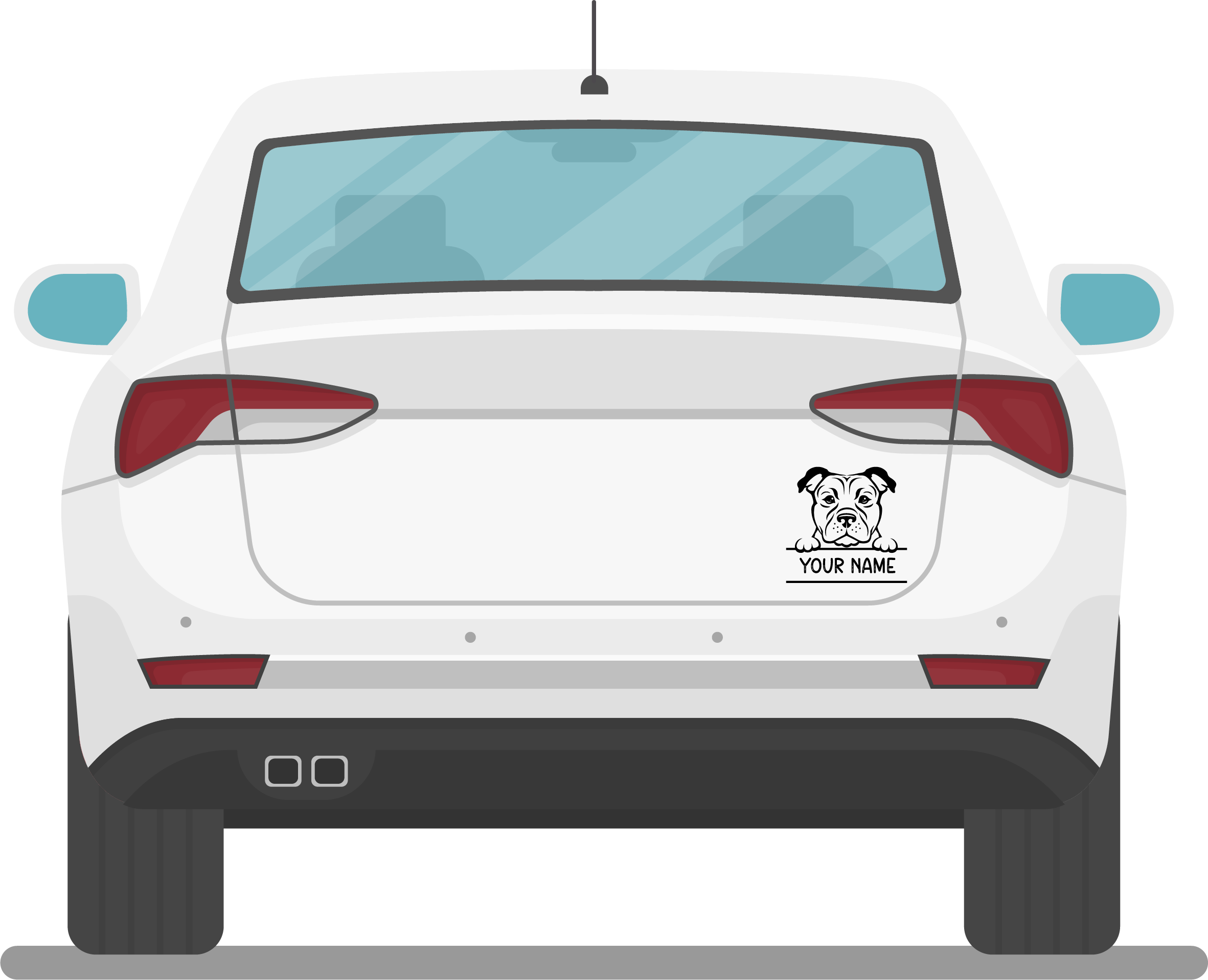 Hunde Namen Sticker