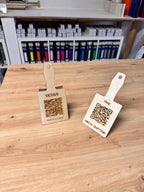 Twint oder Shop Url  Ständer aus Holz