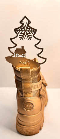 Samichlaus Stiefel Namens Schild