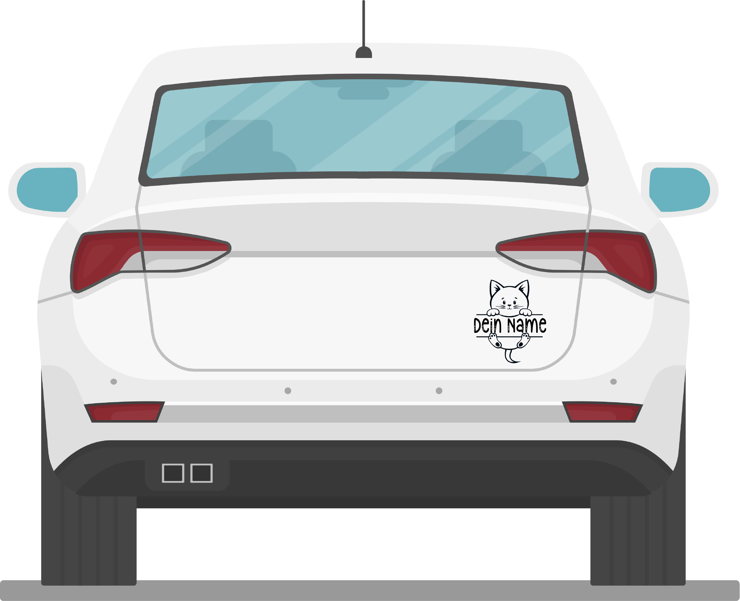 Katzen Namen Sticker