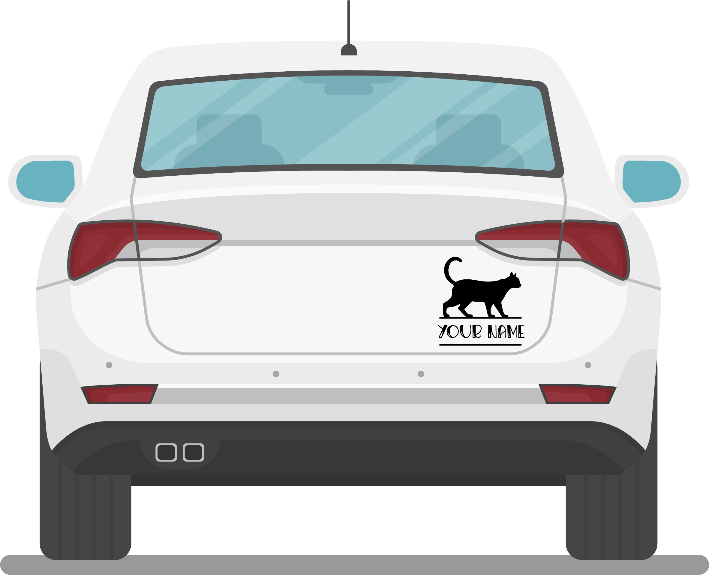 Katzen Namen Sticker
