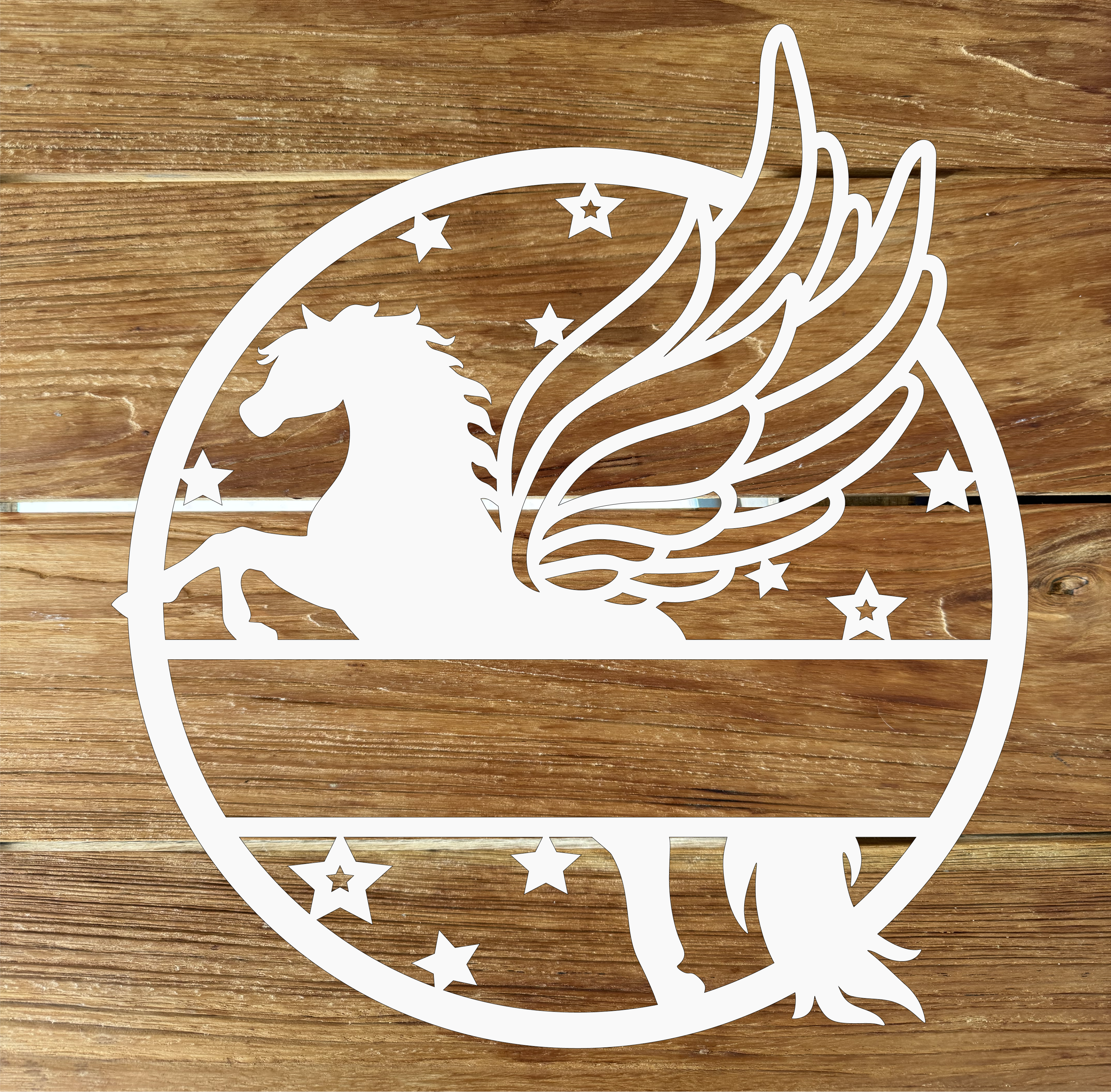 Türschild Pegasus