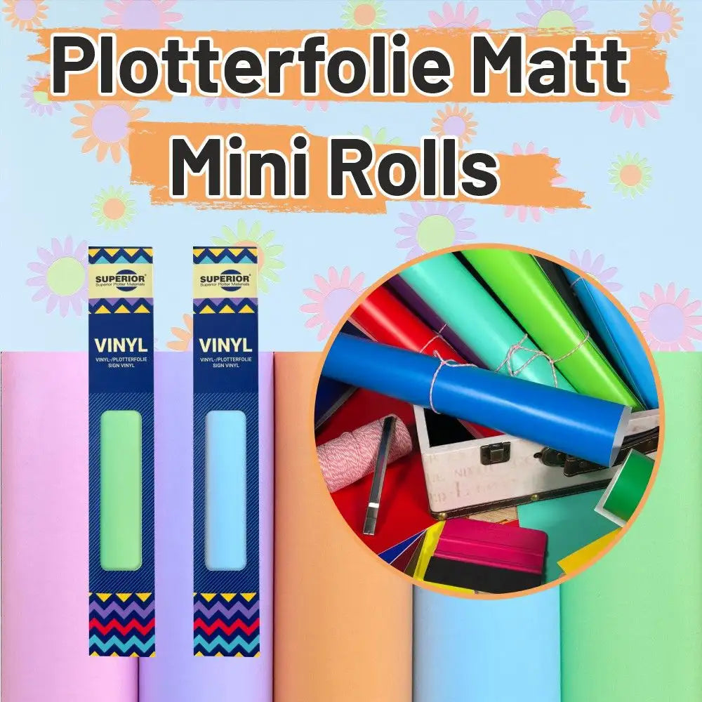 SUPERIOR 4100 Matt Plotterfolie Mini Rolls 30,5x61cm