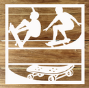 Türschild Skater