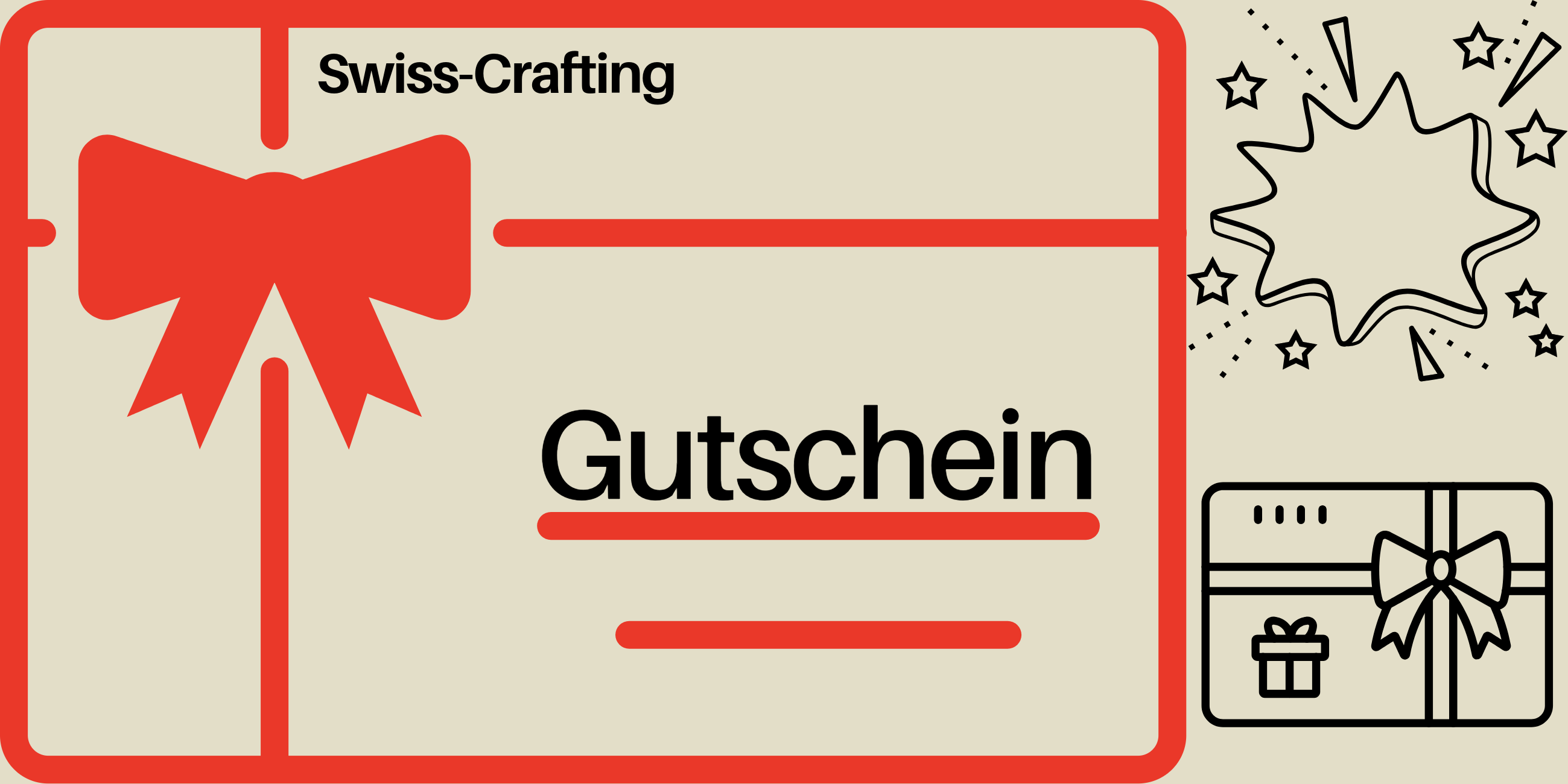 Gutscheine von Swiss-Crafting