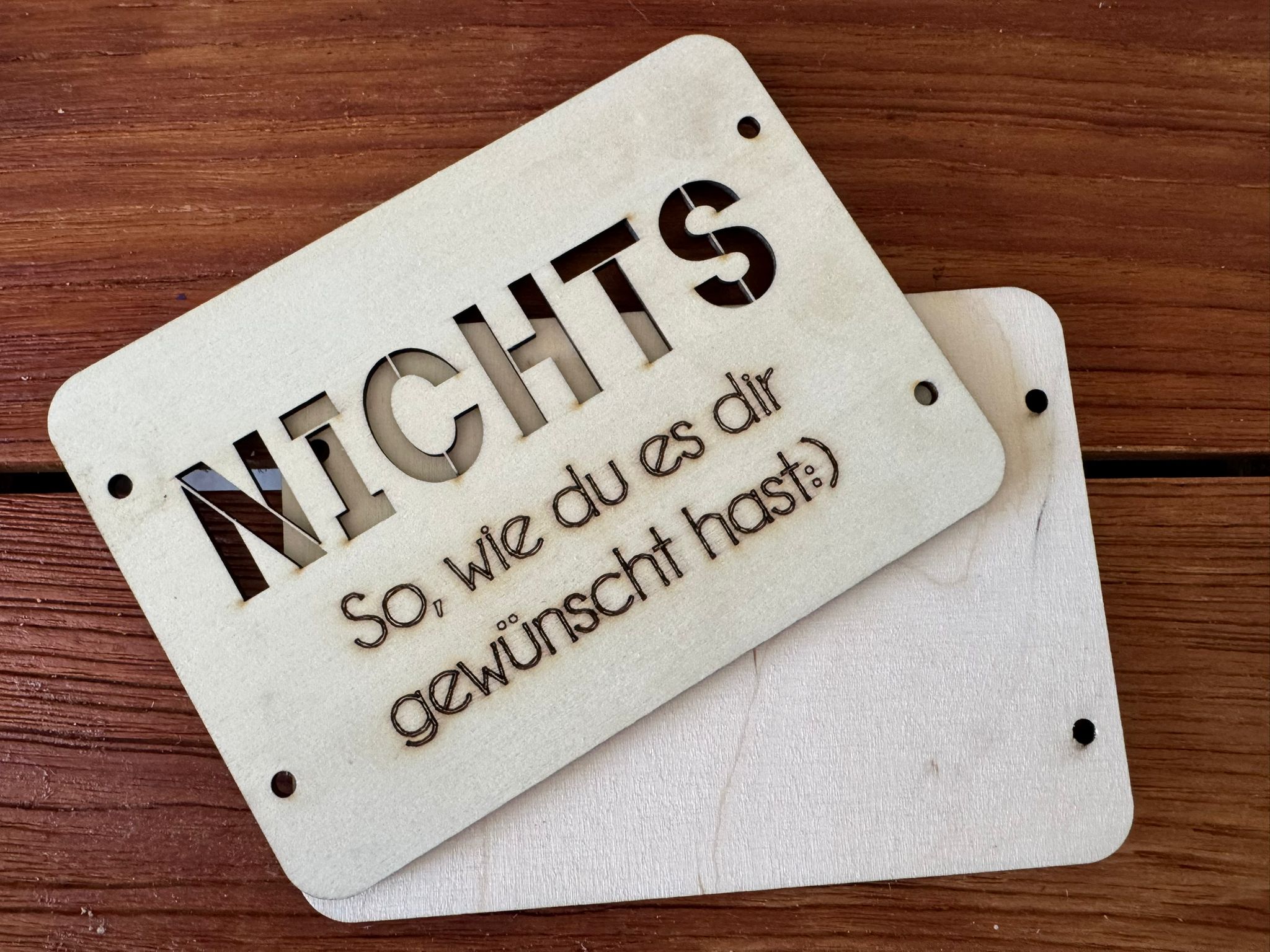 Geschenk Verpackung Nichts