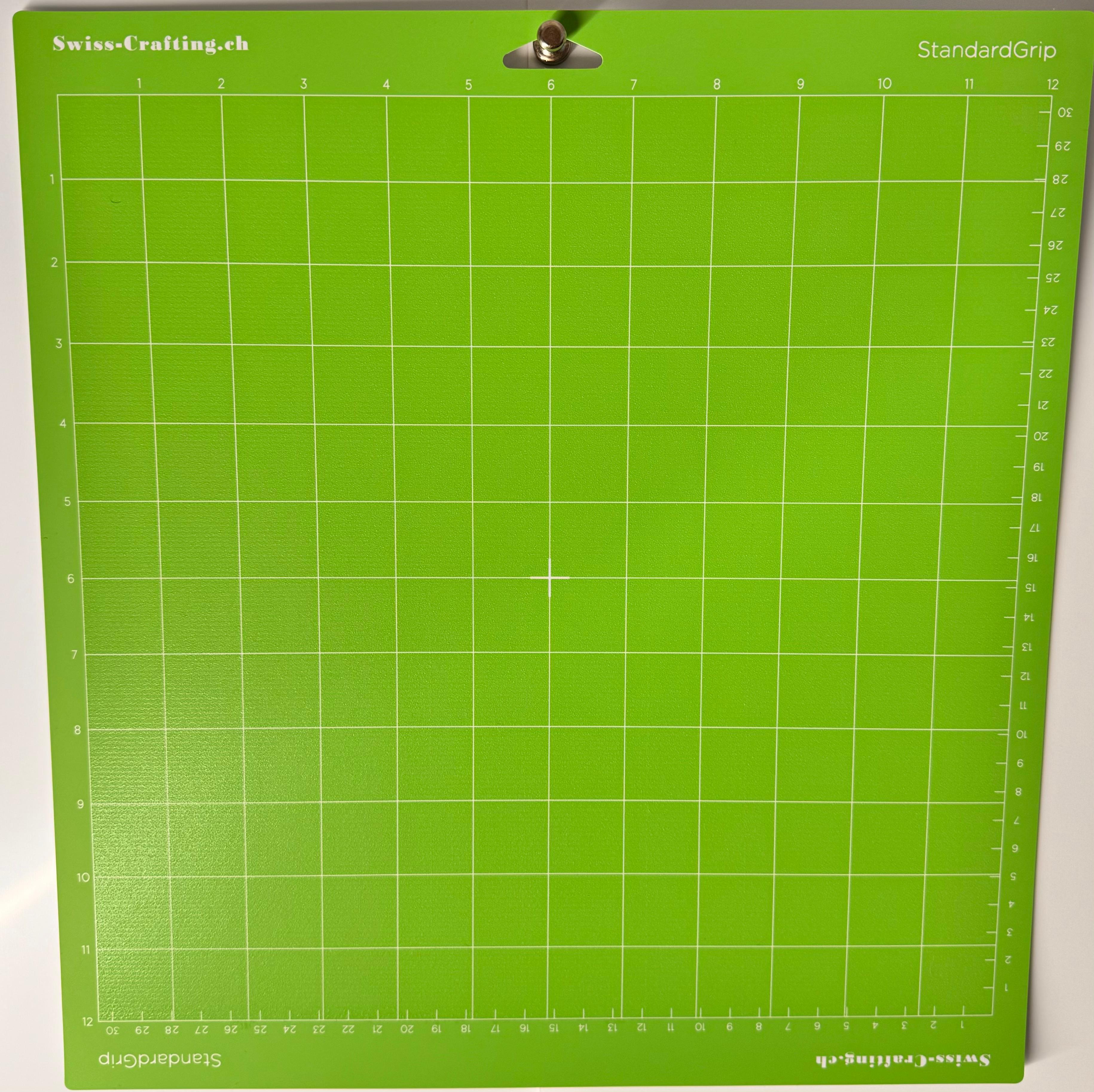 Swiss-Crafting Schneidematte normal klebend für Cricut 12" x 12" / 30,5 x 30,5cm